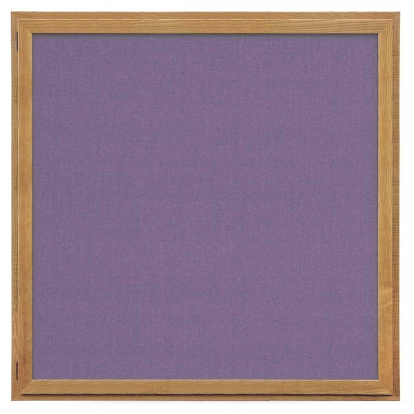 Outdoor Enclosed Combo Board, 72"x36", Black Frame/Burgundy & Rubber